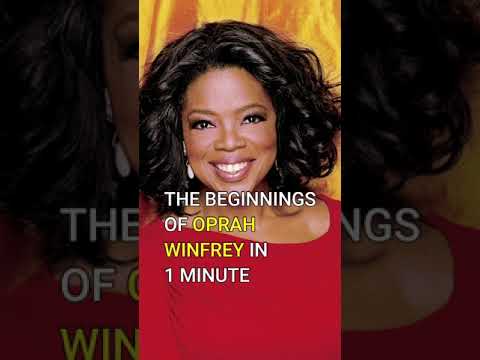 Oprah Winfrey Beginnings in 1 minute